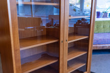 Load image into Gallery viewer, Vintage Danish Teak Curio Cabinet by Brouer Mobelfabrik on Custom Base

