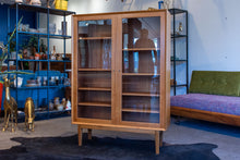 Load image into Gallery viewer, Vintage Danish Teak Curio Cabinet by Brouer Mobelfabrik on Custom Base
