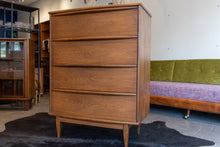 Load image into Gallery viewer, Vintage Walnut Tallboy Dresser
