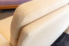 Load image into Gallery viewer, Vintage Cream Upholstered Loveseat
