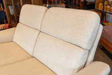 Load image into Gallery viewer, Vintage Cream Upholstered Loveseat
