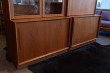 Load image into Gallery viewer, Vintage Danish Teak Hutch with Topper
