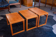 Load image into Gallery viewer, Vintage Teak Nesting Tables - Set of Three
