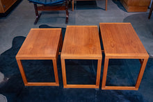 Load image into Gallery viewer, Vintage Teak Nesting Tables - Set of Three
