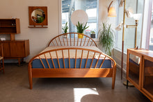 Load image into Gallery viewer, Restored Teak Queen Size Bedframe by Jesper
