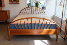 Load image into Gallery viewer, Restored Teak Queen Size Bedframe by Jesper
