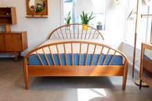 Load image into Gallery viewer, Restored Teak Queen Size Bedframe by Jesper
