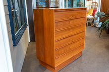 Load image into Gallery viewer, Vintage Norwegian Teak Tallboy Dresser
