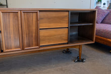 Load image into Gallery viewer, ON HOLD - Vintage Walnut Sideboard/Dresser
