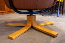 Load image into Gallery viewer, Vintage Reupholstered Lounge Chair and Ottoman
