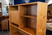 Load image into Gallery viewer, Vintage Poul Hundevad Bookshelf with Sliding Cabinet Topper
