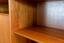 Load image into Gallery viewer, Vintage Poul Hundevad Bookshelf with Sliding Cabinet Topper
