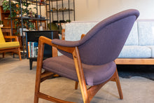 Load image into Gallery viewer, Restored Vintage Walnut Westnofa Accent Chair
