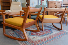 Load image into Gallery viewer, Pair of Vintage France and Son Teak Rocking Chairs
