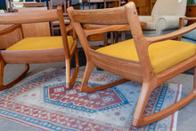 Load image into Gallery viewer, Pair of Vintage France and Son Teak Rocking Chairs
