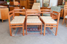 Load image into Gallery viewer, Vintage Teak Dining Chairs Produced by SVA Møbler Denmark- Set of Six
