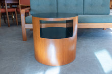 Load image into Gallery viewer, Vintage RS Associates Teak Drum Side Table
