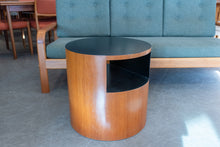 Load image into Gallery viewer, Vintage RS Associates Teak Drum Side Table
