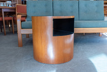 Load image into Gallery viewer, Vintage RS Associates Teak Drum Side Table
