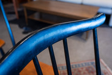 Load image into Gallery viewer, Vintage Swedish Teak and Black Dining Chairs - Set of Four
