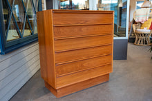 Load image into Gallery viewer, Vintage Norwegian Teak Tallboy Dresser
