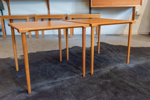 Load image into Gallery viewer, Pair of Danish Teak Side Tables by Edvard Kindt Larsen for France &amp; Son
