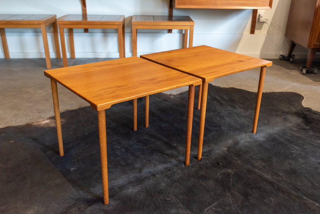 Pair of Danish Teak Side Tables by Edvard Kindt Larsen for France & Son