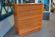 Load image into Gallery viewer, Vintage Norwegian Teak Tallboy Dresser

