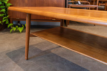 Load image into Gallery viewer, Vintage Teak Coffee Table with Lower Shelf
