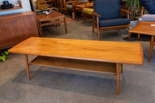 Load image into Gallery viewer, Vintage Teak Coffee Table with Lower Shelf
