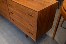 Load image into Gallery viewer, Restored Vintage Teak Nine Drawer Dresser
