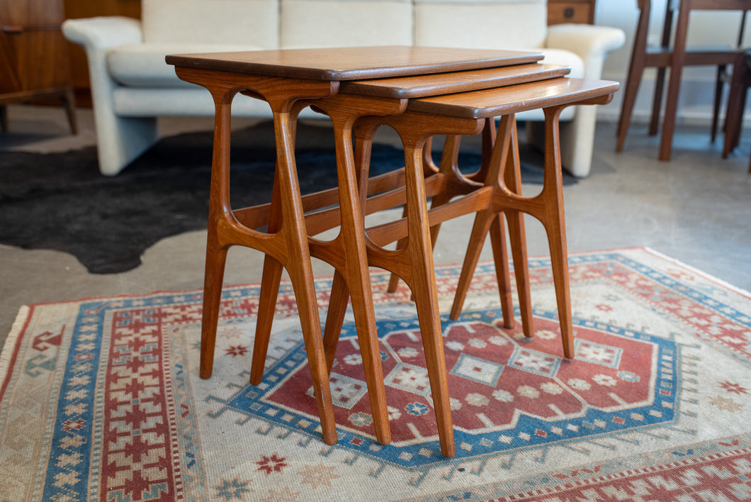 Vintage Danish Teak Nesting Tables