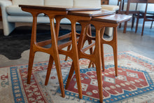 Load image into Gallery viewer, Vintage Danish Teak Nesting Tables
