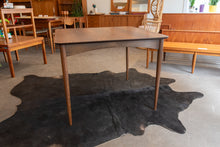 Load image into Gallery viewer, Vintage Walnut Dining Table with Two Leaves
