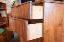 Load image into Gallery viewer, Restored Vintage Walnut Kaufman Tall Dresser/Lingerie Chest
