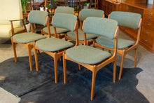 Load image into Gallery viewer, Reupholstered Vintage Erik Buch Model 49 Dining Chairs - Set of Six
