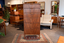 Load image into Gallery viewer, Restored Vintage Walnut Kaufman Tall Dresser/Lingerie Chest
