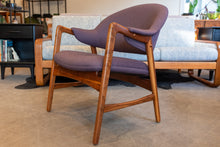 Load image into Gallery viewer, Restored Vintage Walnut Westnofa Accent Chair
