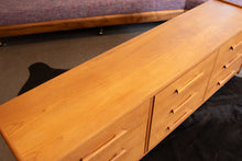 Load image into Gallery viewer, Vintage Teak Nine Drawer Dresser
