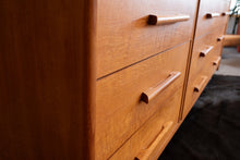 Load image into Gallery viewer, Vintage Teak Nine Drawer Dresser
