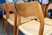 Load image into Gallery viewer, Vintage Neils Møller Model 71 Dining Chairs - set of Six
