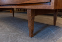 Load image into Gallery viewer, Vintage Walnut Six Drawer Dresser
