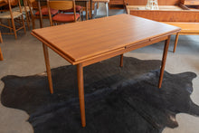 Load image into Gallery viewer, Restored Vintage Teak Draw Leaf Table
