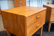 Load image into Gallery viewer, Restored Vintage Teak Side Table Pair
