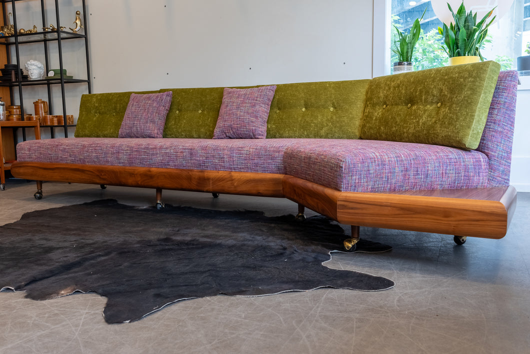 Restored Adrian Pearsall Boomerang Sofa