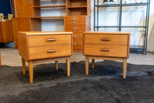 Load image into Gallery viewer, Restored Vintage Teak Side Table Pair

