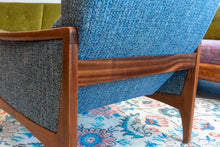Load image into Gallery viewer, Fully Restored Afromosia Framed Lounge Chair
