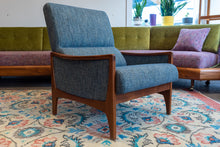 Load image into Gallery viewer, Fully Restored Afromosia Framed Lounge Chair
