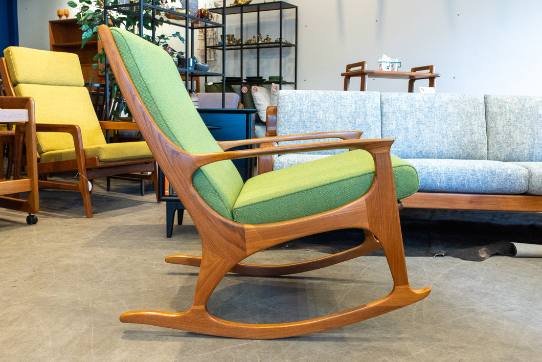 Restored R. Huber Rocking Chair