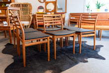 Load image into Gallery viewer, Vintage Teak Dining Chairs by Erling Torvits for Sorø Stolefabrik
